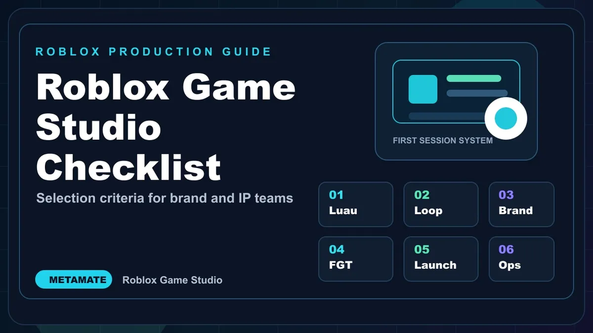 Six Things to Check Before Choosing a Roblox Game Studio