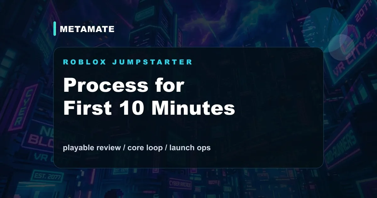 Roblox game production second meeting process thumbnail